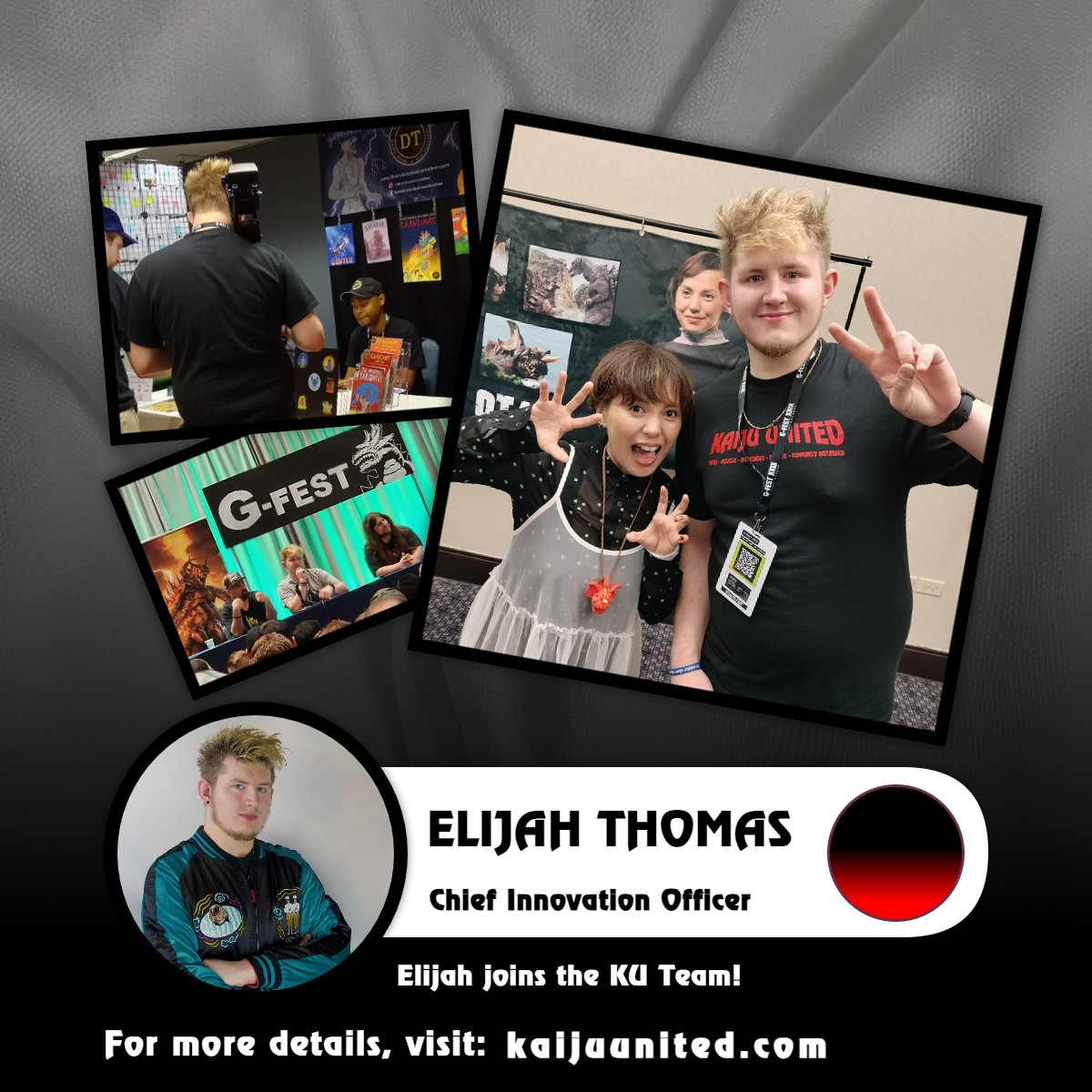 Announcement: Elijah Thomas to Join Kaiju United as Chief Innovation Officer