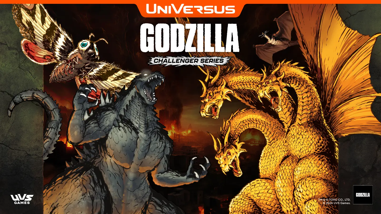 Godzilla Coming To UniVersus Via Challenger Series Cards