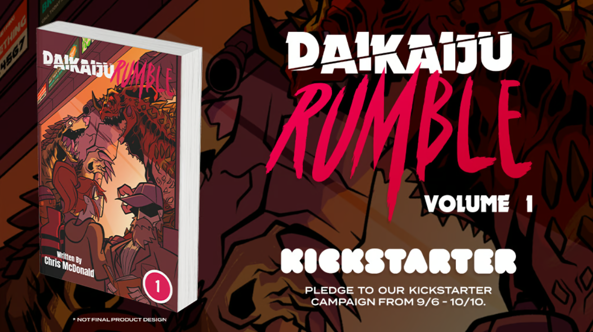 ‘Daikaiju Rumble’ Light Novel Series Now Funding Through Kickstarter